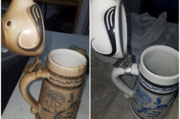 Ultrasonic clean smoke damage cup